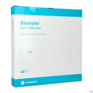 Packshot Biatain Schuimverband N/adh 20,0x20,0cm 5 33416