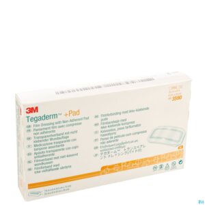 Packshot Tegaderm + Pad 3m Transp Steril 9cmx20cm 25 3590