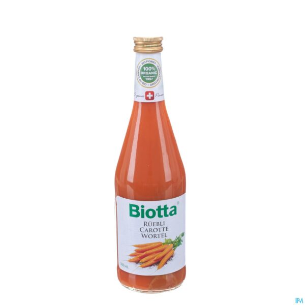 Packshot Biotta Wortelsap 500ml