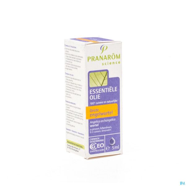 Packshot Pranarom Eo Grote Engelwortel Wortel 5ml