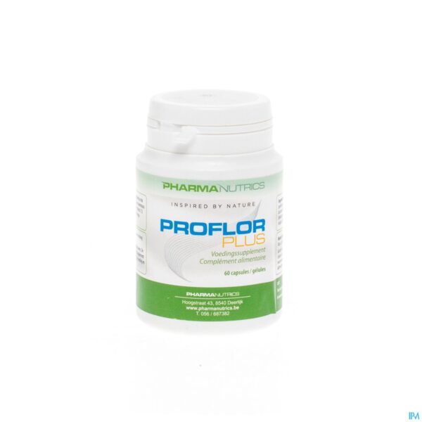 Packshot Proflor Plus V-caps 60 Pharmanutrics