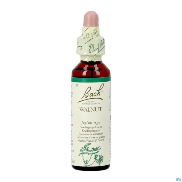 Packshot Bach Flower Remedie 33 Walnut 20ml