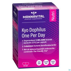 Packshot Mannavital Kyodophilus Caps 60