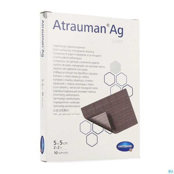 Packshot Atrauman Ag 5x5cm St. 10 P/s