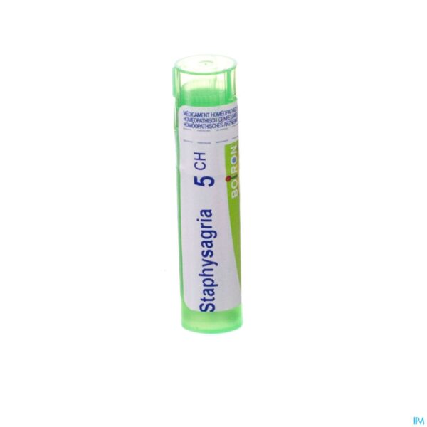 Packshot Staphysagria 5ch Gr 4g Boiron