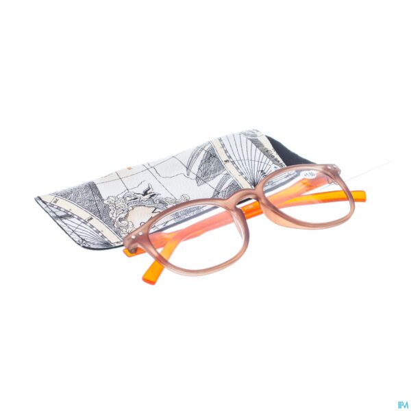 Packshot Pharmaglasses Leesbril Comp. +1.50 Brown/orange