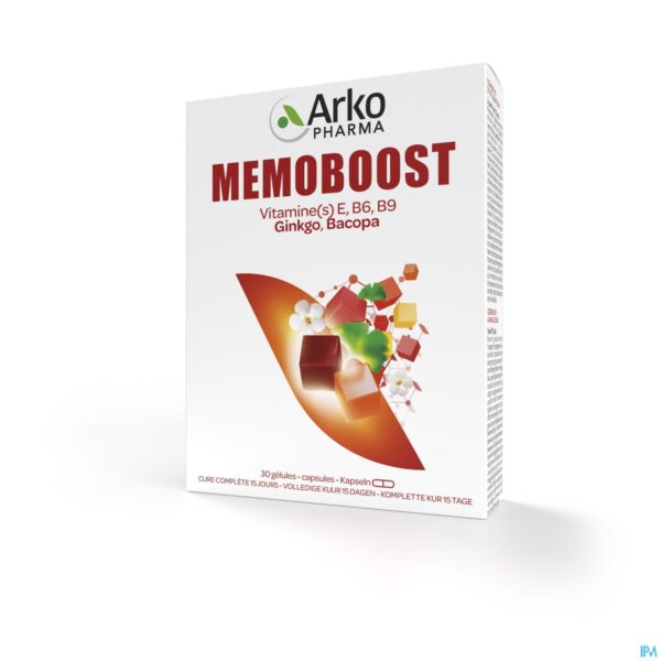 Packshot Memoboost Gingko Bacopa Caps 30