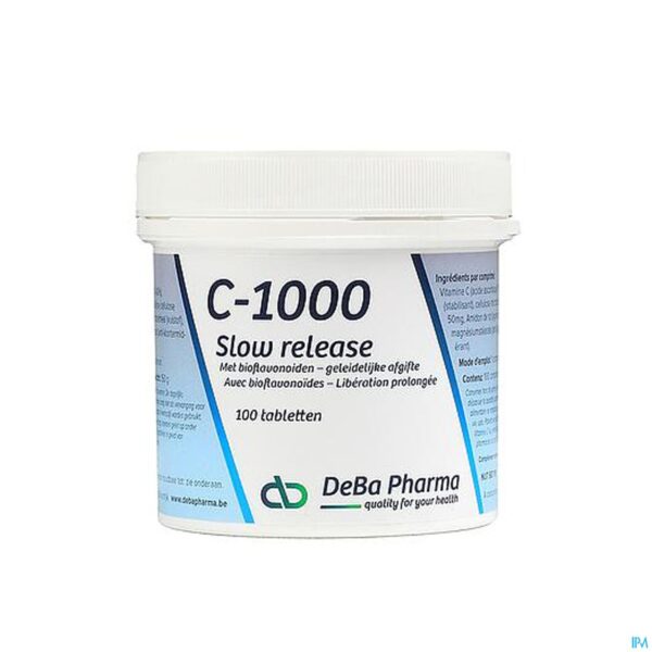 Packshot C-1000 Slow Release Plus Bioflavon. Comp 100 Deba