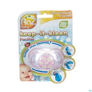 Packshot Raz Baby Keep It Clean Fopsp Pink+flower/heart
