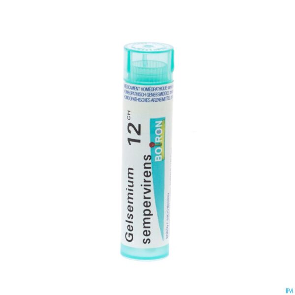 Packshot Gelsemium Sempervirens 12ch Gr 4g Boiron