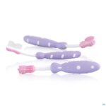 Productshot Nûby Tandenborstelset 3 stuks – 3m+