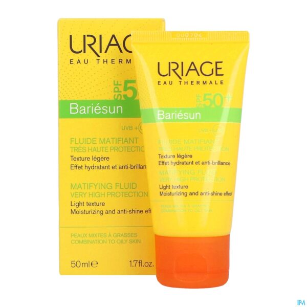 Productshot Uriage Bariesun Mat Ip50+ Emulsie 50ml