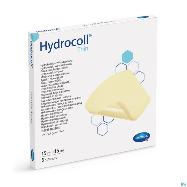 Packshot Hydrocoll Thin 15x15cm 5 5361220
