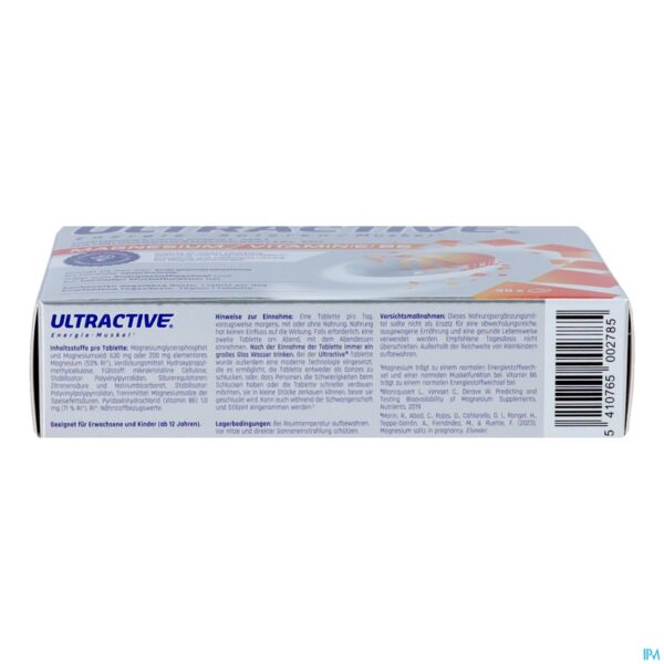 Packshot Ultractive Magnesium 630mg Comp 30