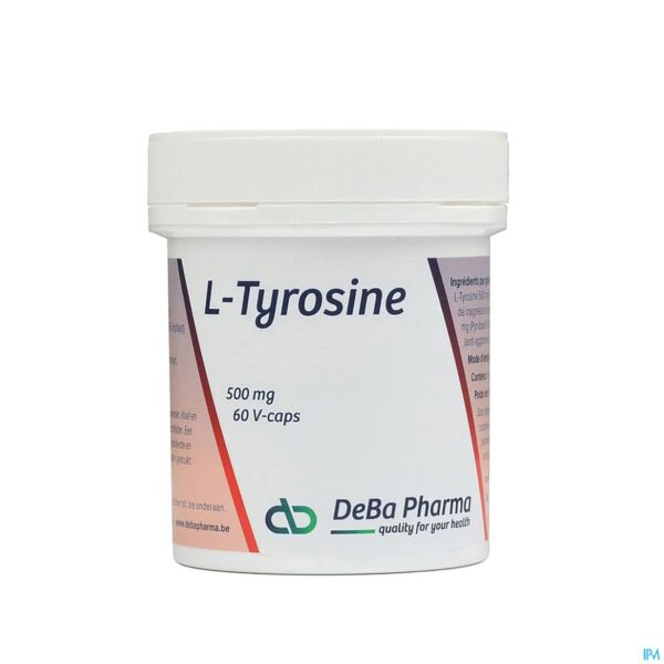 Packshot l-tyrosine Caps 60x500mg Deba