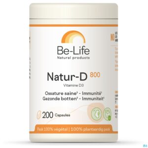 Packshot Natur D 800 Be-life Caps 200