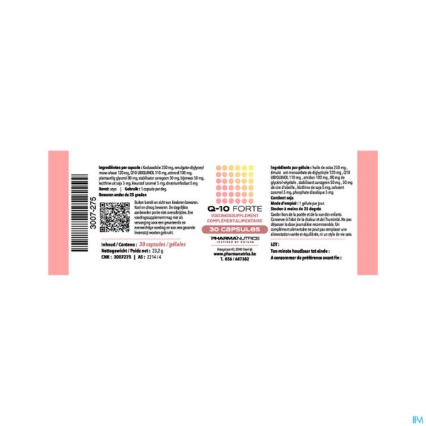 Lifestyle_image Q10 Forte Caps 30x100mg Pharmanutrics