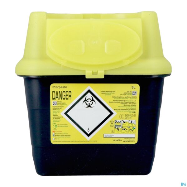 Packshot Sharpsafe Naaldcontainer 3l 4145