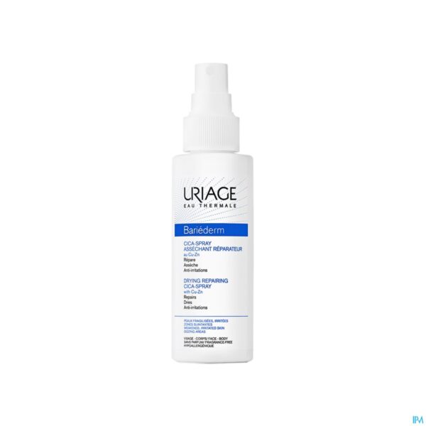 Packshot Uriage Bariederm Cica Spray Herstellend 100ml Packshot Uriage Bariederm Cica Spray Herstellend 100ml
