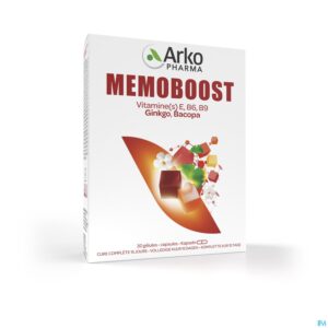 Packshot Memoboost Gingko Bacopa Caps 30