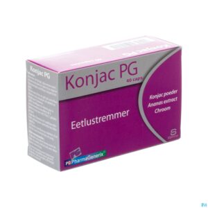 Packshot Konjac Pg Pharmagenerix Caps 40