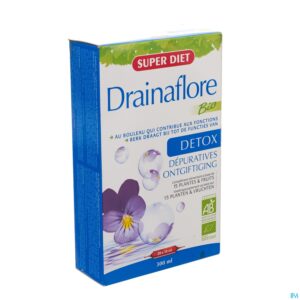 Packshot Superdiet Drainaflore Bio Amp 20x15ml