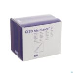 Packshot Bd Microlance 3 Nld 30g 1/2 Rb 0,3x13mm Geel 100