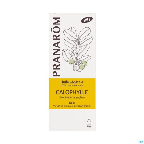 Packshot Pranarom Po Calophyllus Bio 50ml