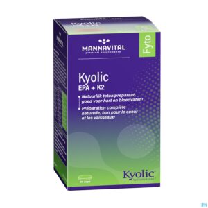 Packshot Mannavital Kyolic Epa+k2 Caps 80