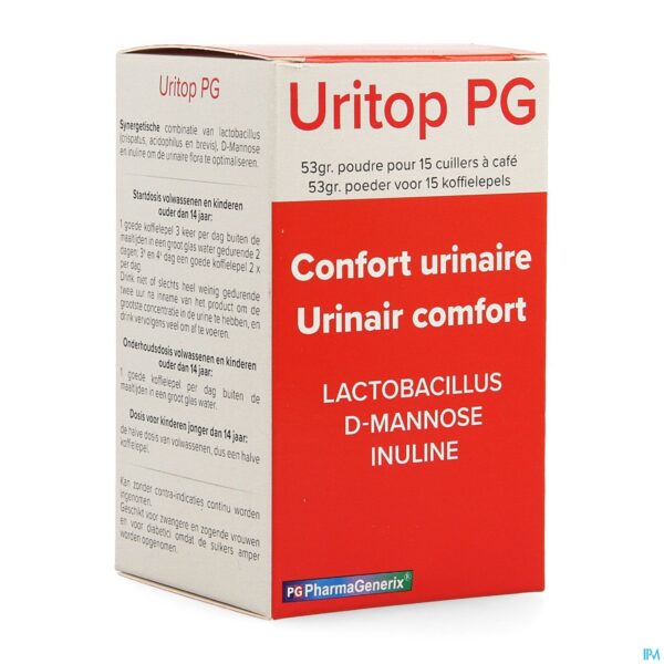 Packshot Uritop Pg Pharmagenerix Pdr 52,5g Packshot Uritop Pg Pharmagenerix Pdr 52,5g