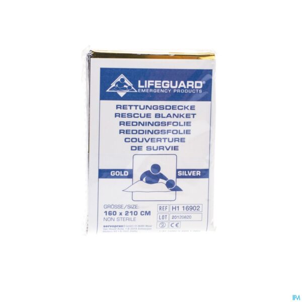 Packshot Reddingsdeken Aluminium 160cmx220cm Vf-med