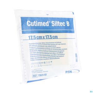 Packshot Cutimed Siltec B Kp Steriel 17,5x17,5cm 1 7328403