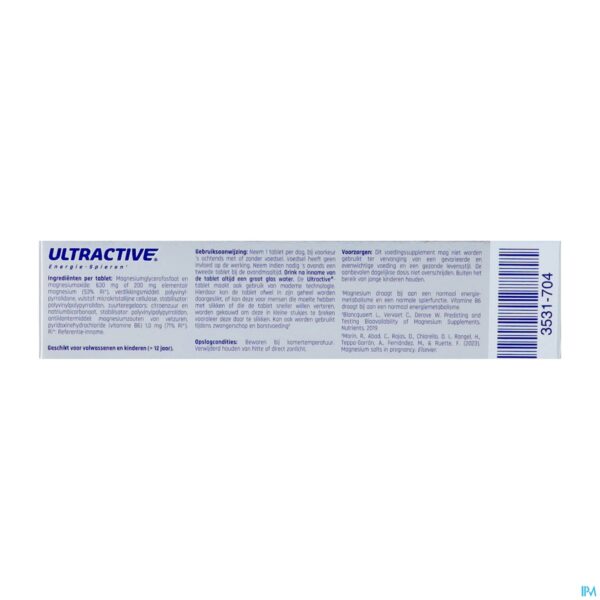 Packshot Ultractive Magnesium 630mg Comp 30