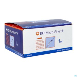 Packshot Microfine Ins.spuit 1ml 29g 12,7mm100 324827