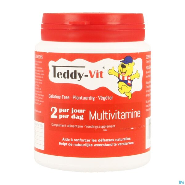 Packshot Teddy Vit Multivitamine Beertjes 50