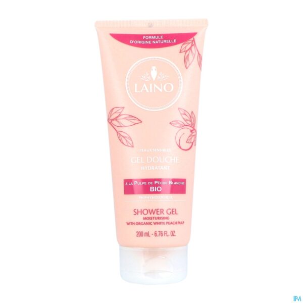 Packshot Laino Douchegel Pulp Perzik 200ml