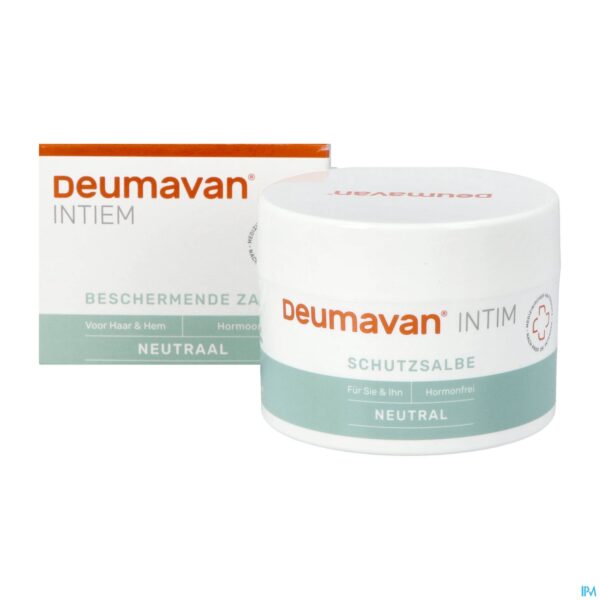 Productshot Deumavan Intieme Zalf Natuur Pot 100ml