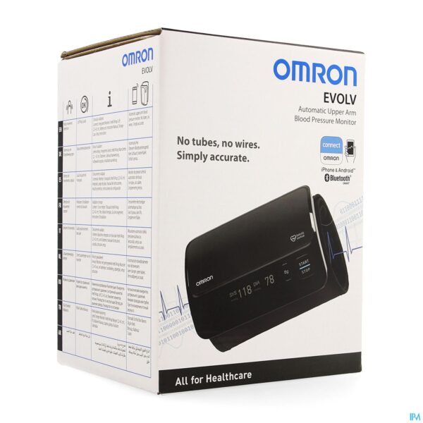 Packshot Omron Evolv Bovenarmbloeddrukmeter Draadloos