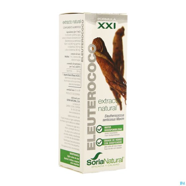 Packshot Soria Eleutherococcus Sentic. Xxi Extr. Fl. 50ml