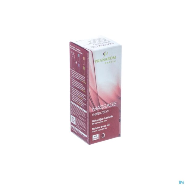 Packshot Pranarom Massage-olie Bio 100ml