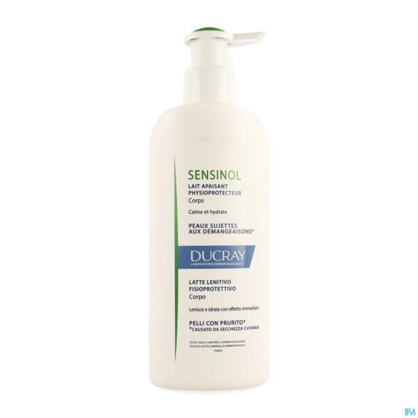 Packshot Ducray Sensinol Lich.melk Fysiobesch.kalmeren400ml Packshot Ducray Sensinol Lich.melk Fysiobesch.kalmeren400ml