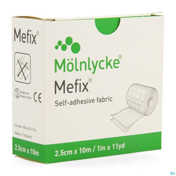 Packshot Mefix Zelfklevende Fixatie 2,5cmx10,0m 1 310250