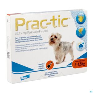 Packshot Prac-tic Spot-on A/vlo-teek Z.kleine Hond Pip.1x3