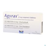 Packshot Agyrax 25mg Comp 50