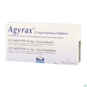 Packshot Agyrax 25mg Comp 50