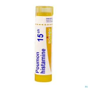 Packshot Poumon Histamine 15ch Gr 4g Boiron