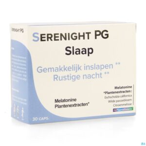 Packshot Serenight Pg Pharmagenerix Caps 30