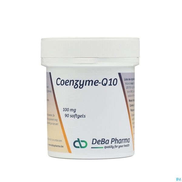 Packshot Q10 100mg Softgels 90 Deba