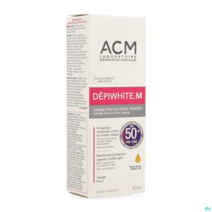 Packshot Depiwhite M Creme Bescherm.getint Spf50+ Tube 40ml