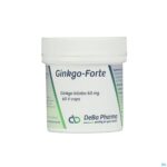 Packshot Ginkgo Forte Caps 60x60mg Deba